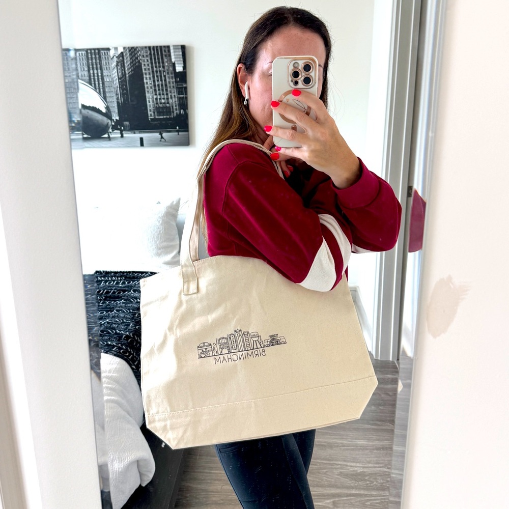 NWOT Birmingham Canvas Tote Bag